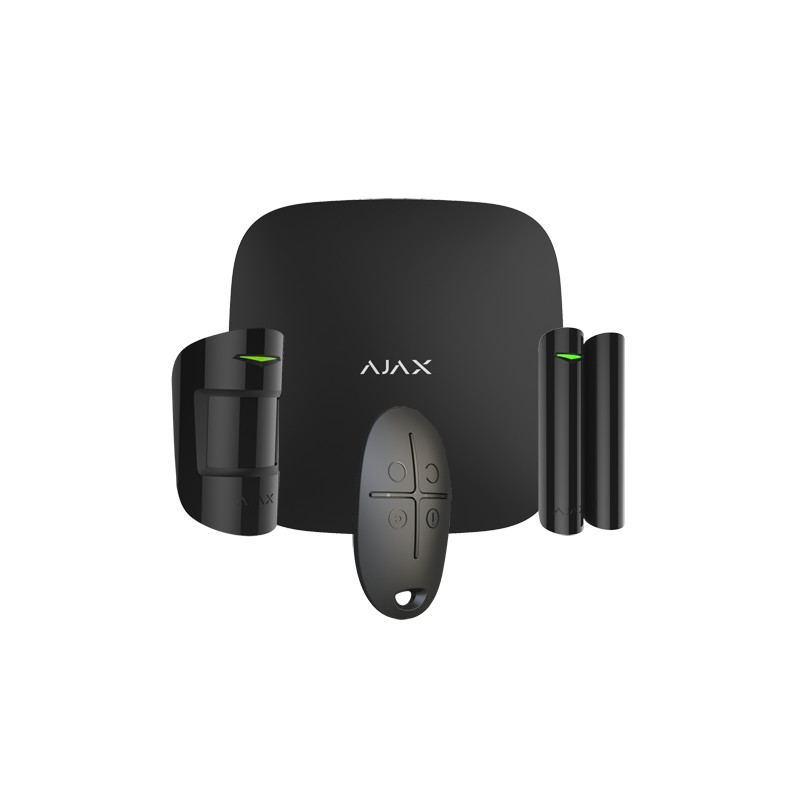 Kit de alarma Ajax – Básico + Dos sirenas – Negro