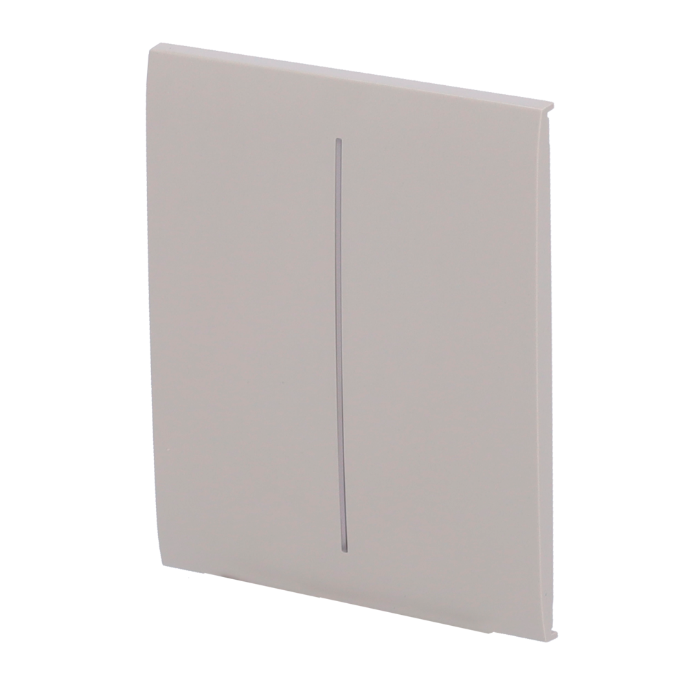 AJ-CENTERBUTTON-2G-OLI.png Panel táctil para interruptor de luz doble - Compatible con AJ-LIGHTCORE-2G - Retroiluminación LED - Panel táctil central sin contacto - Color oliva - Ajax - LightSwitch CenterButton - Imagen 1