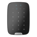 Teclado independiente con lector - Bidireccional - Certificado grado 2 - Inalámbrico 868 MHz Jeweller - Armado, armado parcial, desarmado y emergencia - Alimentación 4 pilas AA 1.5 V