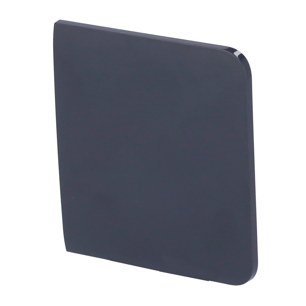 AJ-SIDEBUTTON-1G2W-GRA.png Panel táctil para un interruptor de luz - Compatible con AJ-LIGHTCORE-1G / -2W - Retroiluminación LED - Panel táctil lateral sin contacto - Color grafito - Ajax - LightSwitch SideButton - Imagen 1