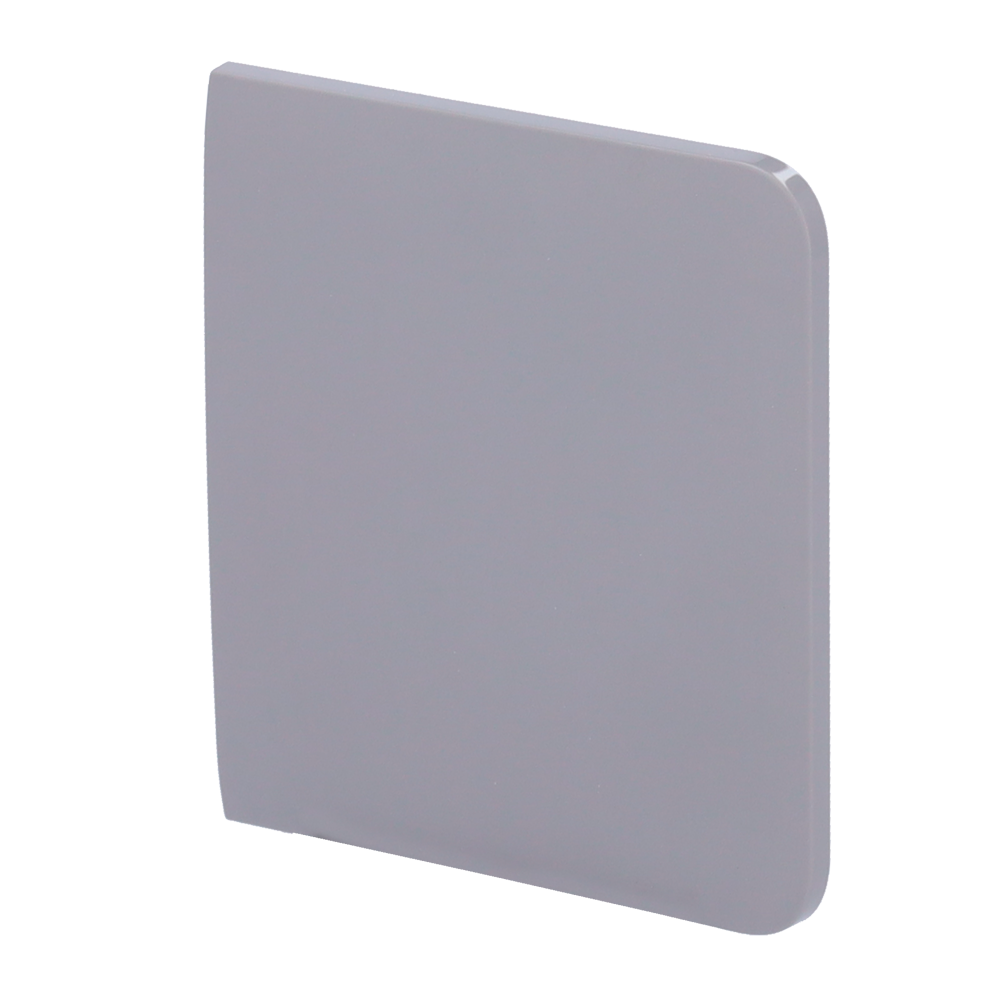 AJ-SIDEBUTTON-1G2W-GRE.png Panel táctil para un interruptor de luz - Compatible con AJ-LIGHTCORE-1G / -2W - Retroiluminación LED - Panel táctil lateral sin contacto - Color gris - Ajax - LightSwitch SideButton - Imagen 1