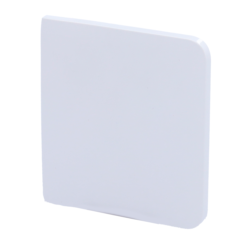 AJ-SIDEBUTTON-1G2W-W.png Panel táctil para un interruptor de luz - Compatibilidad con AJ-LIGHTCORE-1G / -2W - Retroiluminación LED - Panel táctil lateral sin contacto - Color blanco - Ajax - LightSwitch SideButton - Imagen 1