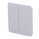 Panel táctil para interruptor de luz doble - Compatible con AJ-LIGHTCORE-2G - Retroiluminación LED - Panel táctil lateral sin contacto - Color niebla - Ajax - LightSwitch SideButton
