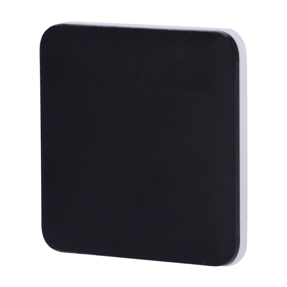 AJ-SOLOBUTTON-1G2W-B.png Panel táctil para un interruptor de luz - Compatible AJ-LIGHTCORE-1G / -2W - Retroiluminación LED - Panel táctil sin contacto - Color negro - Ajax - LightSwitch SoloButton - Imagen 1