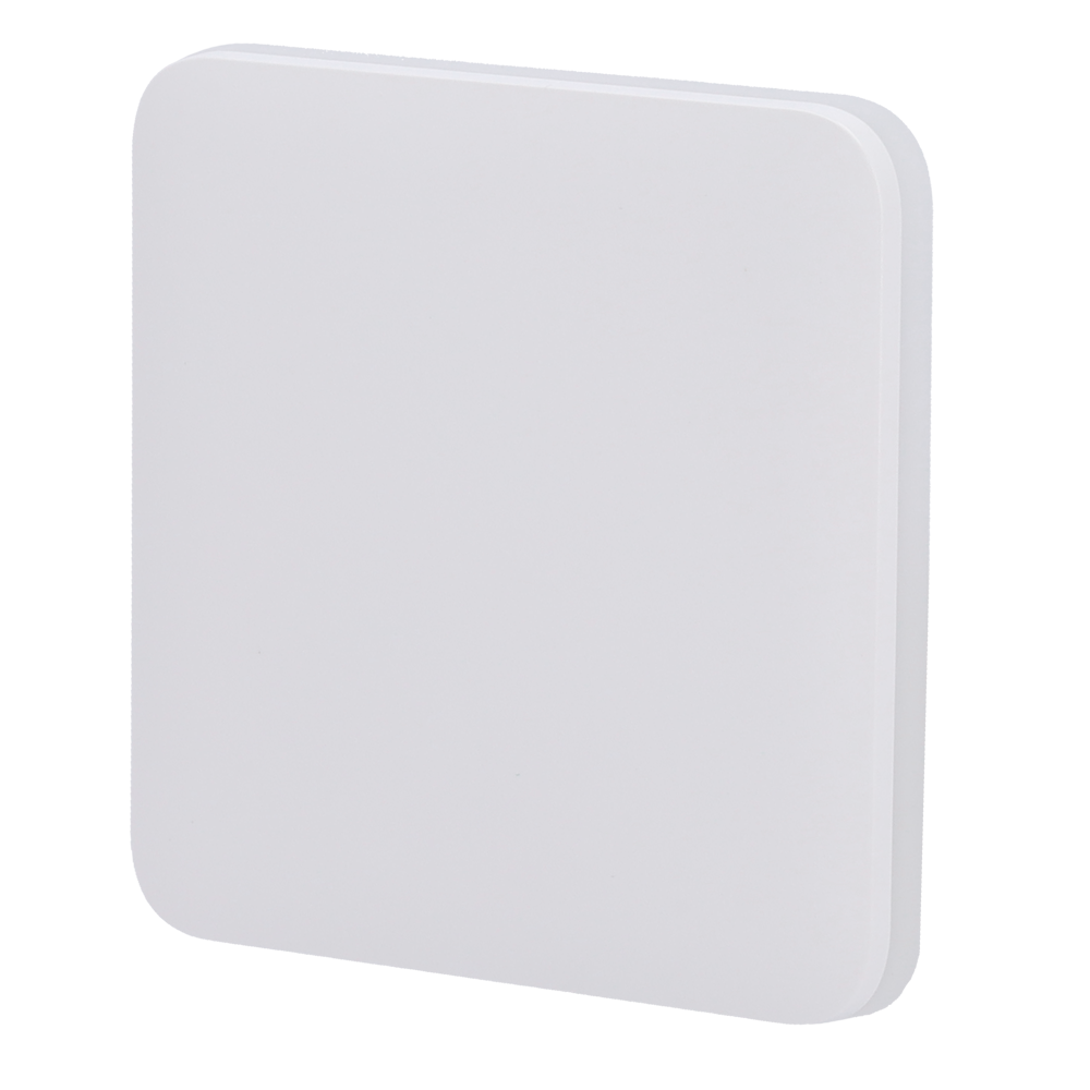 AJ-SOLOBUTTON-1G2W-W.png Panel táctil para interruptor de luz - Compatible con AJ-LIGHTCORE-1G / -2W - Retroiluminación LED - Panel táctil sin contacto - Color blanco - Ajax - LightSwitch SoloButton - Imagen 1