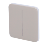 Panel táctil para interruptor de luz doble  - Compatibilidad con AJ-LIGHTCORE-2G - Retroiluminación LED - Panel táctil sin contacto - Color oliva - Ajax - LightSwitch SoloButton