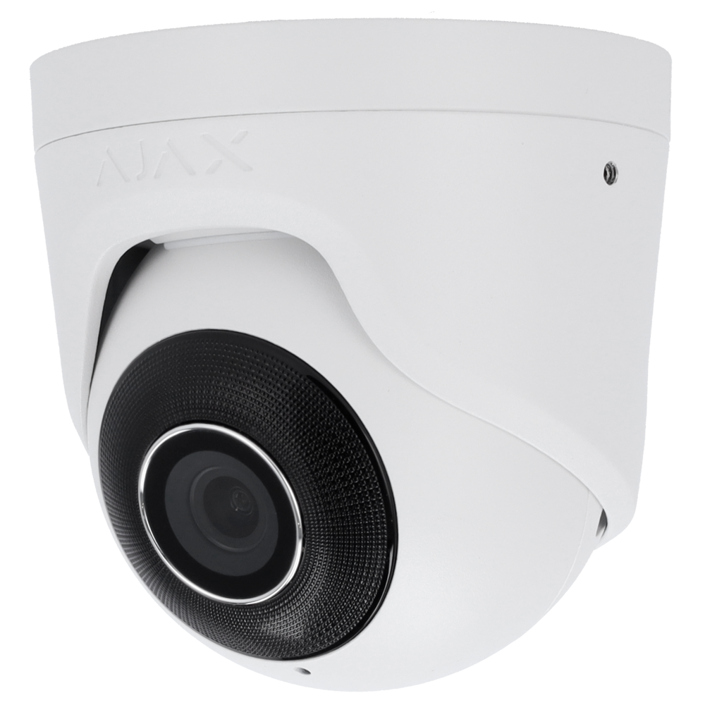 AJ-TURRETCAM-8-0400-W.png AJAX - Cámara IP Turret 8 Megapixel - Progressive Scan CMOS - Lente 4 mm, Ranura MicroSD hasta 256GB - IR LEDs Alcance 35m, PoE 802.3at - Compatibilidad Hub y NVR - Imagen 1