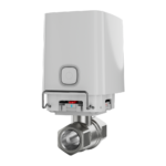 Electroválvula de cierre de agua - Válvula Bonomi de 3/4" (DN 20) - Compatible con tuberías de agua caliente y fría - Cierre de la válvula en menos de 5 segundos - Admite escenarios de automatización - Alimentación 4 baterías CR123A o a 7,5~14 VDC