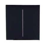 Panel táctil para interruptor de luz doble - Compatible con AJ-LIGHTCORE-2G - Retroiluminación LED - Panel táctil central sin contacto - Color negro - Ajax - LightSwitch CenterButton - Imagen 2