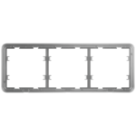 Marco para tres interruptores - Compatible con 2 x AJ-SIDEBUTTON - Compatible con 1 x AJ-CENTERBUTTON - Ajax - LightSwitch Frame (3 seats) - Imagen 2