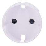 Tapa lateral para enchufe inteligente tipo F - Compatible con AJ-OUTLETCORE-SMART - Indicador LED sobre estado del enchufe y consumo - Botón táctil para control manual - Retroalimentación LED - Color blanco - Imagen 2