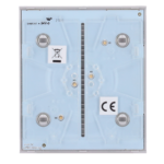 Panel táctil para interruptor de luz simple - Compatible con AJ-LIGHTCORE-1G / -2W - Retroiluminación LED - Panel táctil central sin contacto - Color niebla - Ajax - LightSwitch CenterButton - Imagen 3