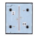 Panel táctil para interruptor de luz doble - Compatible con AJ-LIGHTCORE-2G - Retroiluminación LED - Panel táctil central sin contacto - Color negro - Ajax - LightSwitch CenterButton - Imagen 3