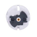 Tapa central para enchufe inteligente tipo F - Compatible con AJ-OUTLETCORE-SMART - Indicador LED sobre estado del enchufe y consumo - Botón táctil para control manual - Retroalimentación LED - Color blanco - Imagen 3