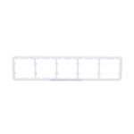 Marco para cinco interruptores - Compatible con 2 x AJ-SIDEBUTTON - Compatible con 3 x AJ-CENTERBUTTON - Ajax - LightSwitch Frame (5 seats) - Imagen 3