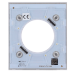 Tapa central para enchufe inteligente tipo E - Compatible con AJ-OUTLETCORE-SMART-E - Indicador LED sobre estado del enchufe y consumo - Botón táctil para control manual - Retroalimentación LED - Color niebla - Imagen 4