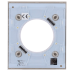 Tapa central para enchufe inteligente tipo E - Compatible con AJ-OUTLETCORE-SMART-E - Indicador LED sobre estado del enchufe y consumo - Botón táctil para control manual - Retroalimentación LED - Color oliva - Imagen 4