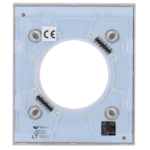 Tapa central para enchufe inteligente tipo F - Compatible con AJ-OUTLETCORE-SMART - Indicador LED sobre estado del enchufe y consumo - Botón táctil para control manual - Retroalimentación LED - Color niebla - Imagen 4
