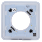 Tapa frontal para enchufe inteligente tipo F - Compatible con AJ-OUTLETCORE-SMART - Indicador LED sobre estado del enchufe y consumo - Botón táctil para control manual - Retroalimentación LED - Color negro - Imagen 4
