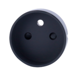 Tapa central para enchufe inteligente tipo E - Compatible con AJ-OUTLETCORE-SMART-E - Indicador LED sobre estado del enchufe y consumo - Botón táctil para control manual - Retroalimentación LED - Color grafito - Imagen 5