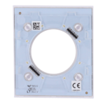 Tapa central para enchufe inteligente tipo F - Compatible con AJ-OUTLETCORE-SMART - Indicador LED sobre estado del enchufe y consumo - Botón táctil para control manual - Retroalimentación LED - Color blanco - Imagen 5