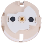 Tapa lateral para enchufe inteligente tipo F - Compatible con AJ-OUTLETCORE-SMART - Indicador LED sobre estado del enchufe y consumo - Botón táctil para control manual - Retroalimentación LED - Color marfil - Imagen 6