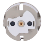 Tapa lateral para enchufe inteligente tipo F - Compatible con AJ-OUTLETCORE-SMART - Indicador LED sobre estado del enchufe y consumo - Botón táctil para control manual - Retroalimentación LED - Color oliva - Imagen 6