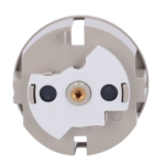 Tapa frontal para enchufe inteligente tipo F - Compatible con AJ-OUTLETCORE-SMART - Indicador LED sobre estado del enchufe y consumo - Botón táctil para control manual - Retroalimentación LED - Color oliva - Imagen 6