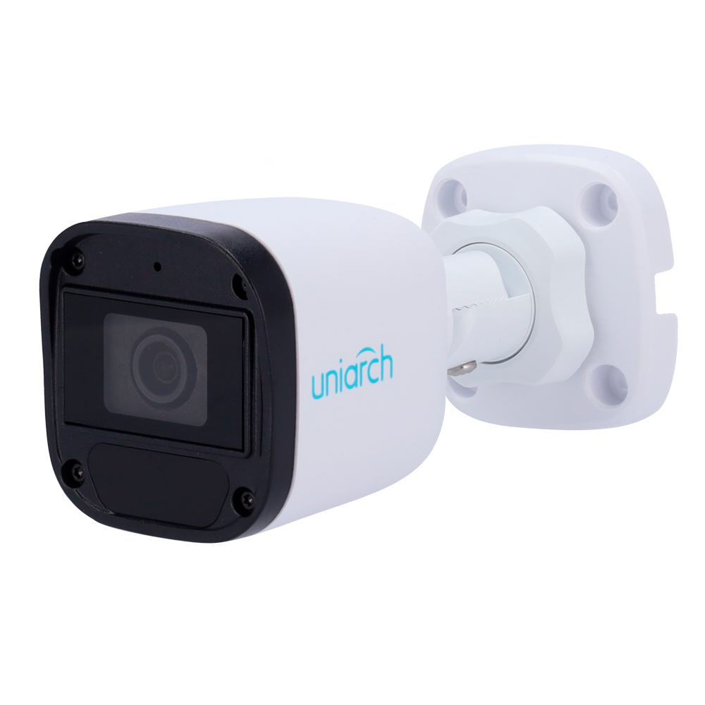 product-902366-3e57b1602916a89eeae917610b5aaddd Cámara Bullet IP Uniview-Uniarch – 2 MP | Lente 2.8 mm – IR 30 m | DWRD – – PoE | IP67 – Micrófono integrado
