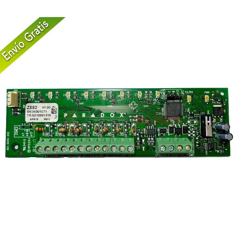product-901019-e8526ccafdd6236b0ebee61a989c50c8 Paradox ZX82 – Módulo Expansor de 8 a 16 – sin caja Seminuevo