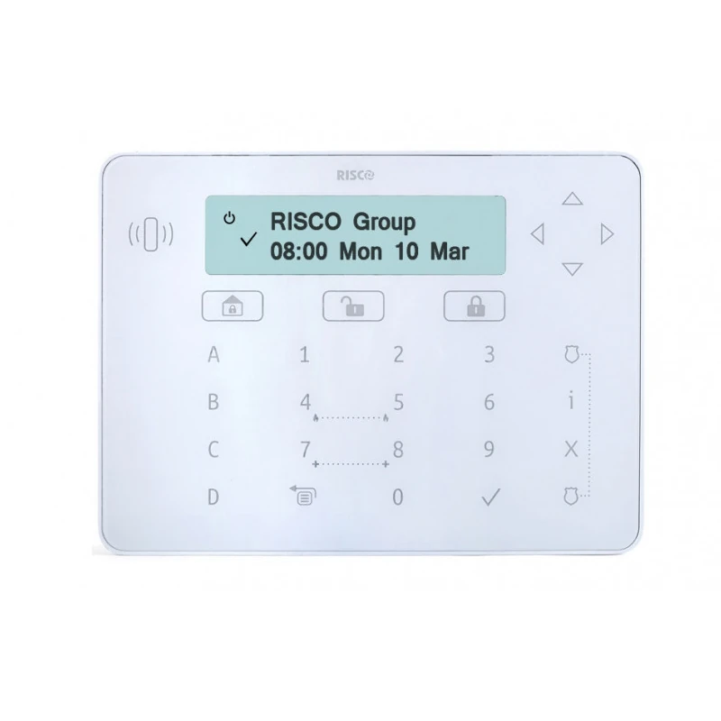 product-901923-4925f1cbf9140d79fff4d1d69cb0583b Teclado táctil Elegant RISCO Blanco Grado 3 – Segunda Oportunidad