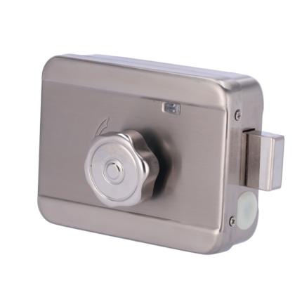 Cerradura eléctrica de superficie con llave para puertas de acceso