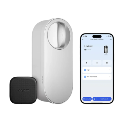 Cerradura inteligente para puerta con llave NFC y app móvil