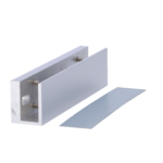 Soporte en U para cerradura de puerta de cristal sin marco