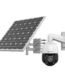 Cámara de seguridad solar giratoria con 4G para exteriores sin luz