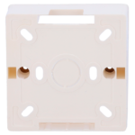 Caja empotrable para instalar pulsador en pared