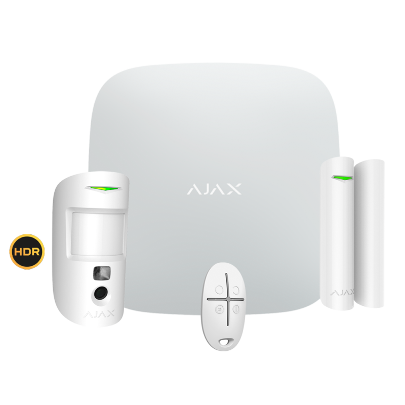 Kit de alarma inalámbrica para hogar con cámara y mando sin cuotas