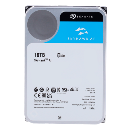 Disco duro Seagate de 16 TB para cámaras de seguridad con IA