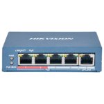 Hikvision Switch para conectar cámaras de seguridad con alimentación PoE (DS-3E0105P-E(B))