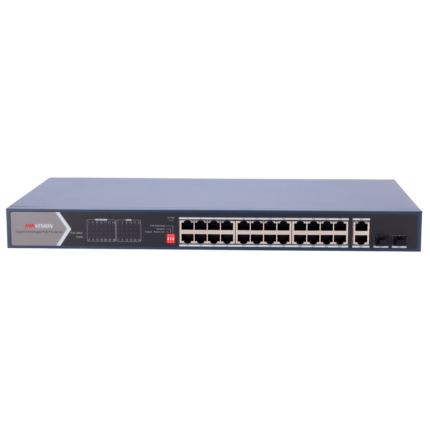 Hikvision Switch PoE para cámaras de seguridad y red empresarial