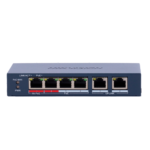 Hikvision Switch para alimentar y conectar cámaras de seguridad PoE (DS-3E1106HP-EI)