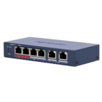Hikvision Switch para alimentar y conectar cámaras de seguridad PoE (DS-3E1106HP-EI)
