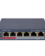 Hikvision Switch para alimentar y conectar cámaras de seguridad PoE (DS-3E1106P-EI)