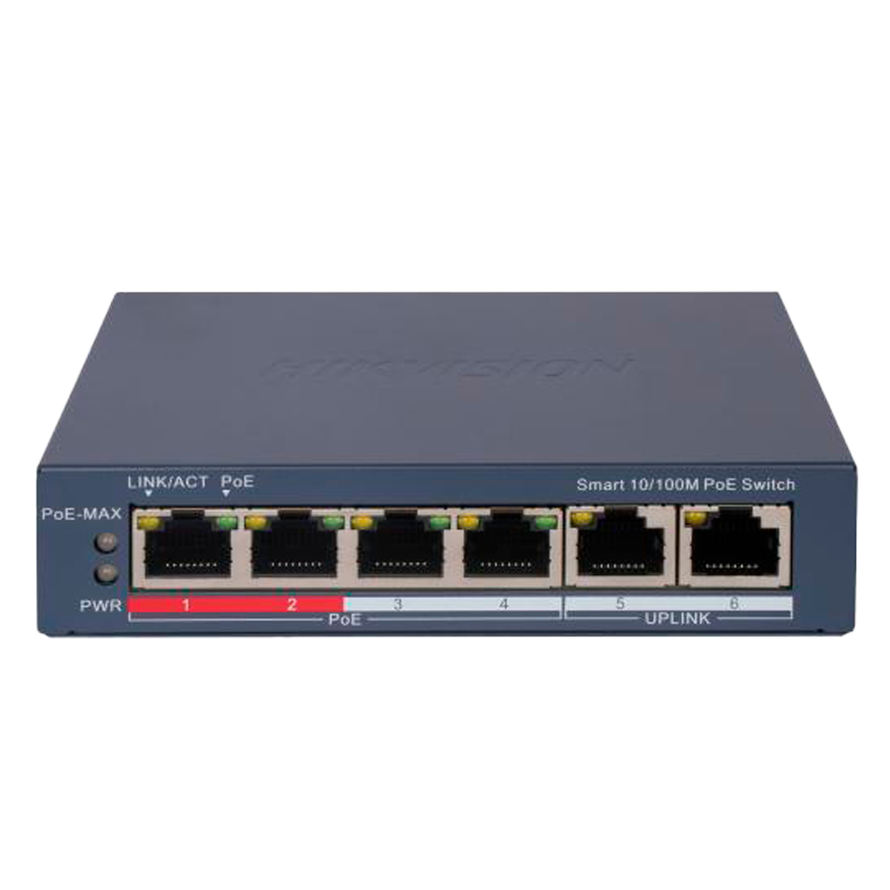 product-906315-3e4ed63ac20d06a415dfba20b6944058 Hikvision Switch para alimentar y conectar cámaras de seguridad PoE (DS-3E1106P-EI)