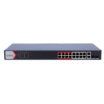 Hikvision Switch para alimentar y conectar cámaras de seguridad PoE (DS-3E1318P-EI(B))