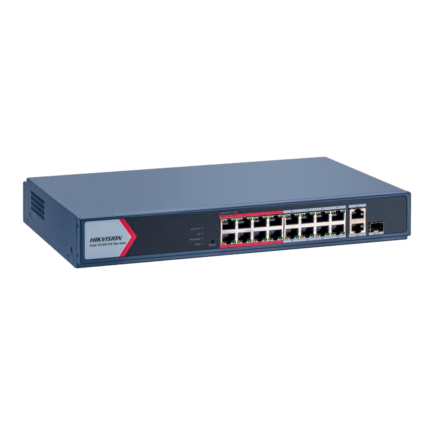 Hikvision Switch para conectar y alimentar cámaras de seguridad con PoE (DS-3E1318P-EI/M)