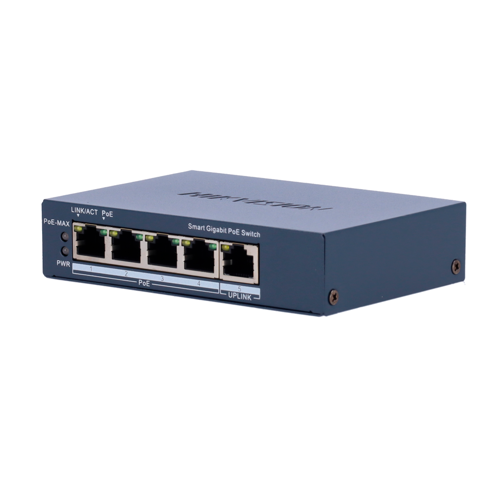 product-906344-af56378e790d9387b9e9f0138bf6ebdd Hikvision Switch para alimentar y conectar cámaras de seguridad PoE (DS-3E1505P-EI)