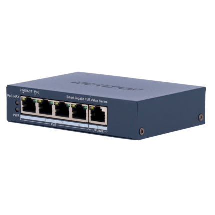 Hikvision Switch para alimentar y conectar cámaras de seguridad PoE (DS-3E1505P-EI/M)