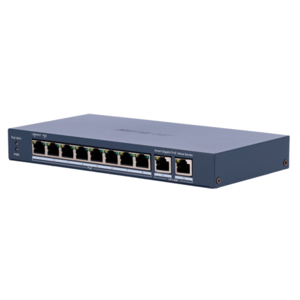 Hikvision Switch para alimentar y conectar cámaras de seguridad con PoE