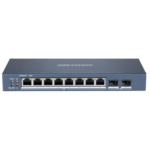 Hikvision Switch para alimentar y conectar cámaras de seguridad PoE (DS-3E1510P-SI)